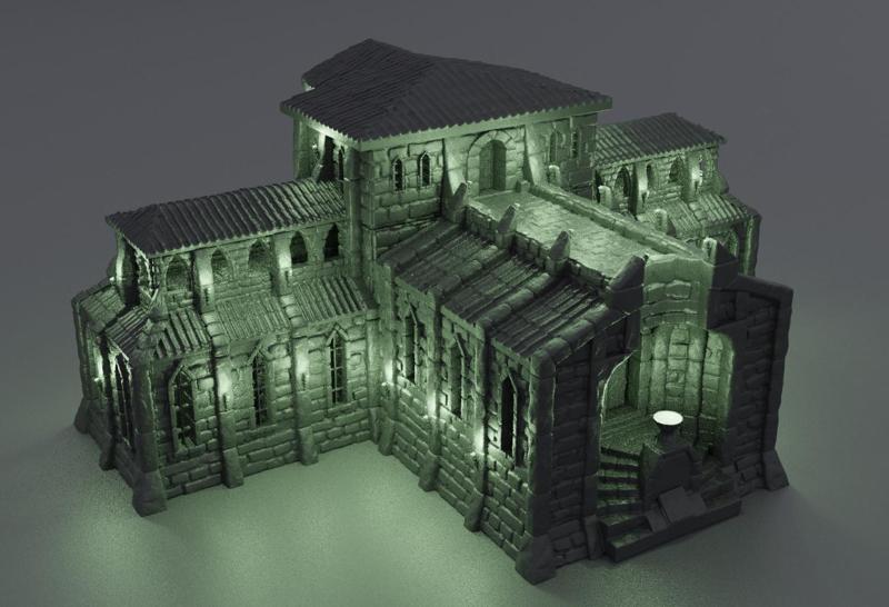 Grand Library - Tabletop Terrain - 28 MM