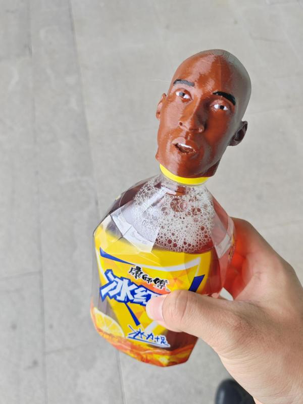 Kobe Bryant Head Bottle Cap Decoration