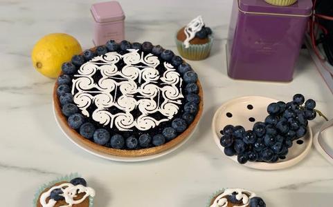 Food printing: persian spiral pattern