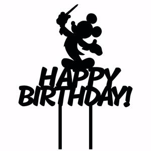 MICKEY MOUSE CAKE TOPPER
