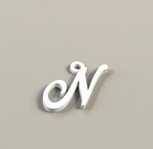 Key Ring Letter N