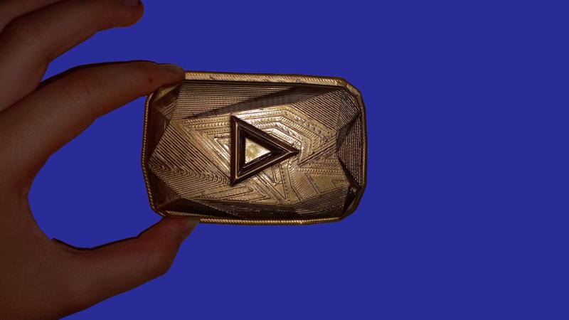 GOLD youtube button 1 SUBSCRIBER