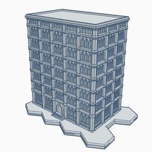 Gothic Building GHB114 With Hex Base