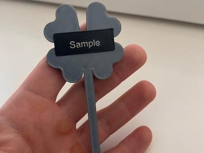 Customizable garden labels