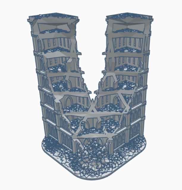 Gothic Ruined Building 41 GR041
