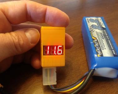 Protective Case for LiPo Voltage Checker