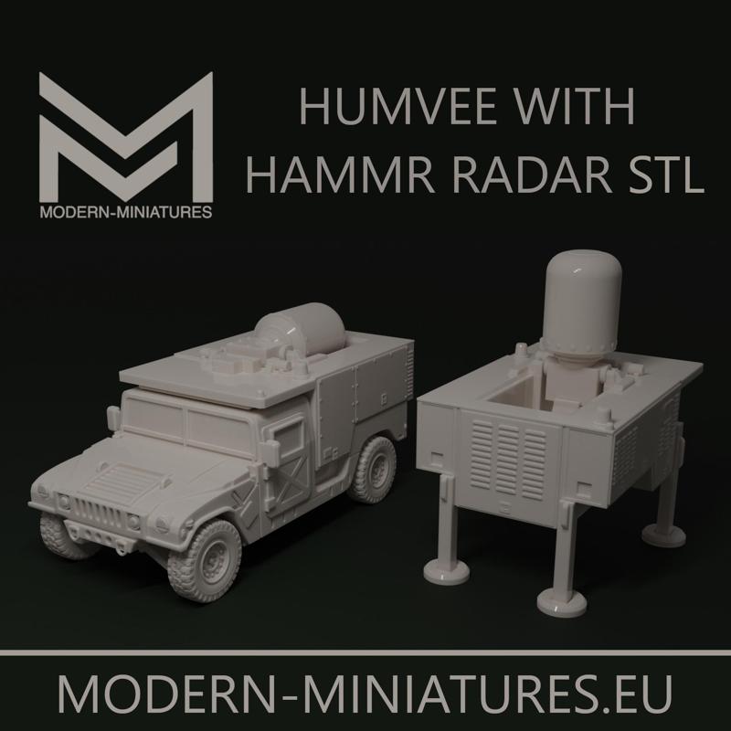 Humvee with HAMMR Radar system
