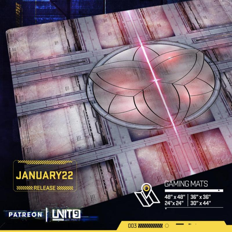 Holy Water temple - multi-format gaming mat