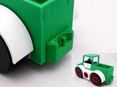 Towhook Module (Playmobil compatible) for Toy Transporter