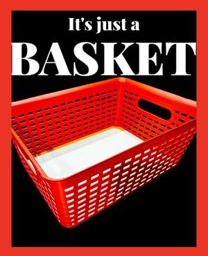 Simple plastic basket  stackable