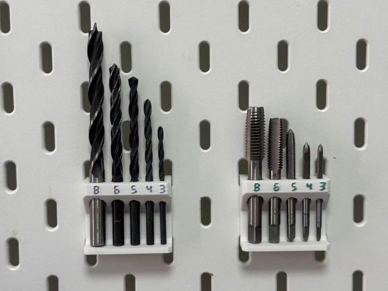 Drill Bit Organizer - IKEA Pegboard Accessory