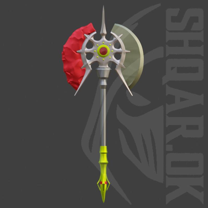 Shao Kahn axe from MK1 - Konqueror's Battle Axe