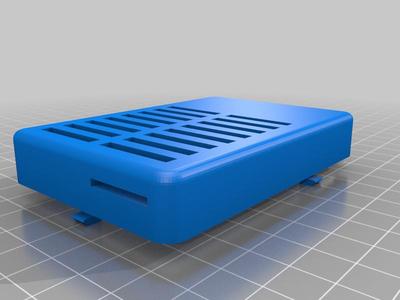 Raspberry Pi 3 Snap Case with extrusion mounting tabs