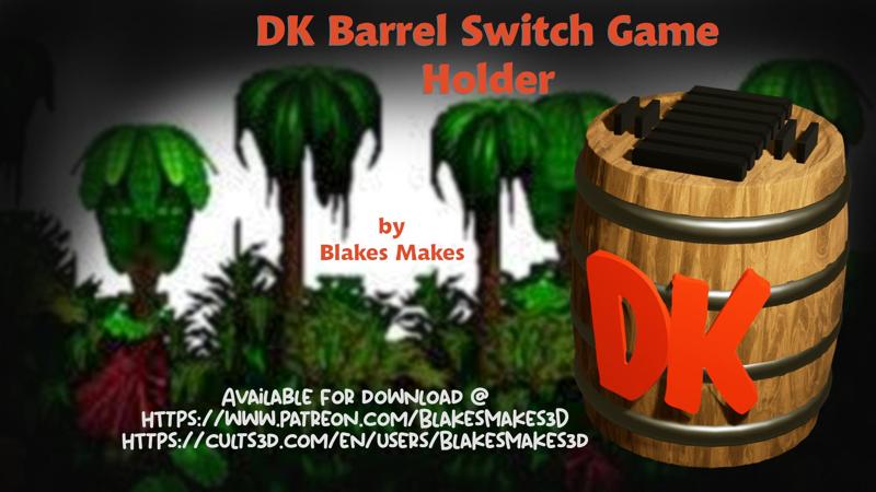 DK Barrel Switch Game Organizer
