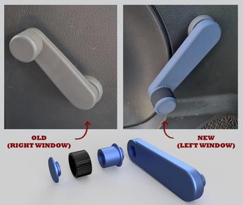 Window crank handle for FIAT PANDA
