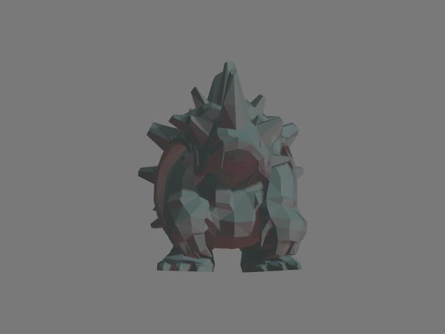 Rammus of the League of Legends.