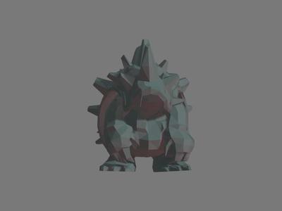Rammus of the League of Legends.