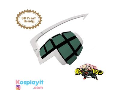 Bakugou Grenade Gauntlets 3D Model Digital file - My Hero Academia Cosplay - Bakugo Grenadier Bracers -3D Printing- 3D Print- Bakugo Cosplay