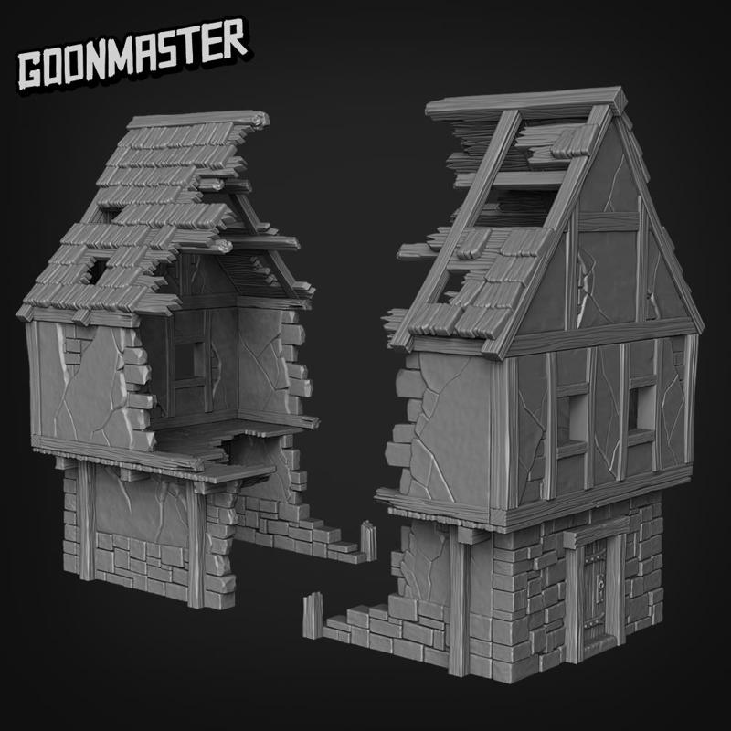 Destroyed Town House
