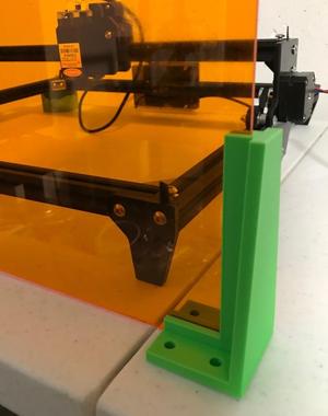 Bracket for 1/8" Laser Glass