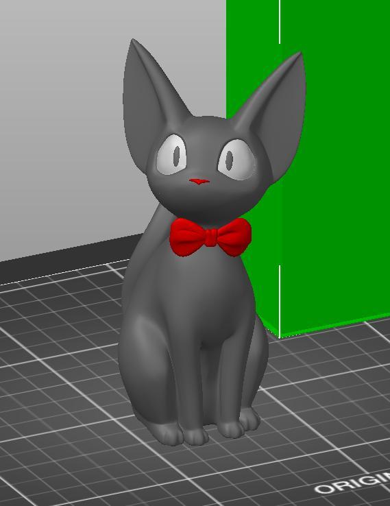 Jiji Cat Adapted for Multi material printing