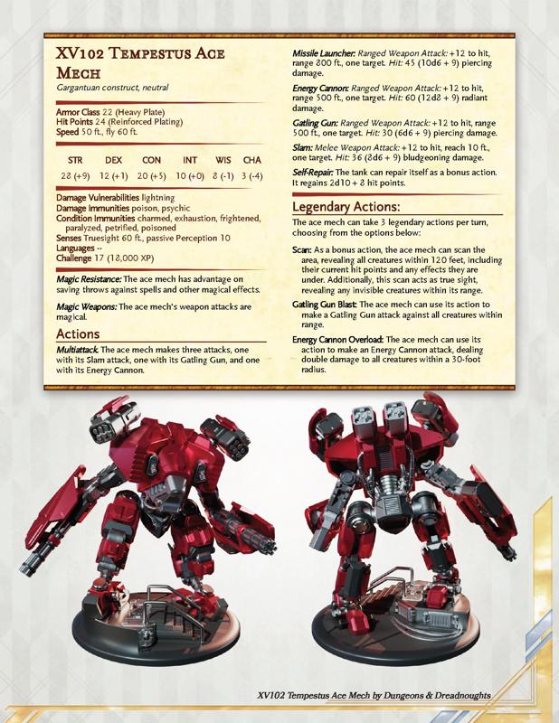 Dungeons & Dreadnoughts - 5e Compilation up to Jan 2023