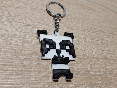 Minecraft panda (keychain)