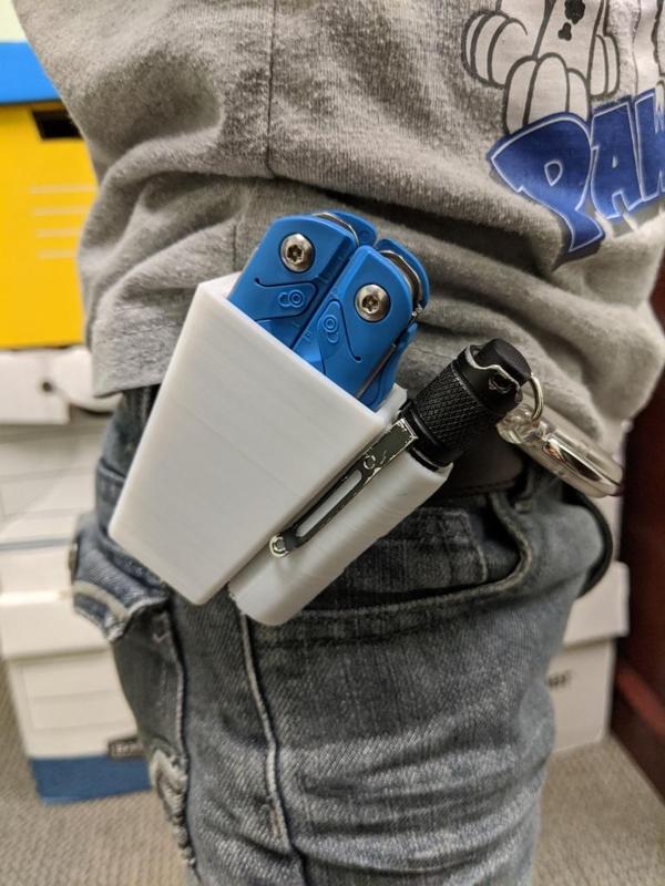 Leatherman Leap and Lumintop Tool AAA Holster