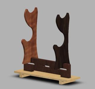Double Sword Mount Holder 