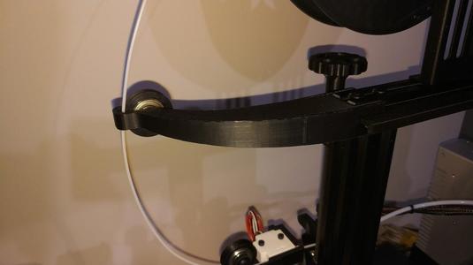 Filament guide with bearing (Ender 3)