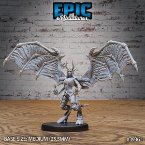 Demon Huntress Magic ‧ DnD Miniature ‧ Tabletop Miniatures ‧ Gaming Monster ‧ 3D Model ‧ RPG ‧ DnDminis ‧ STL FILE