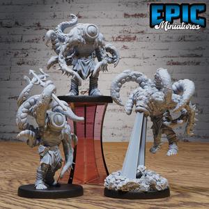 Tentacle Folk Set ‧ DnD Miniature ‧ Tabletop Miniatures ‧ Gaming Monster ‧ 3D Model ‧ RPG ‧ DnDminis ‧ STL FILE