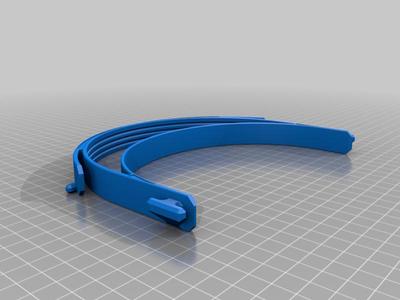 PRUSA Face Shield RC3 Remix 17.5mm Fluted