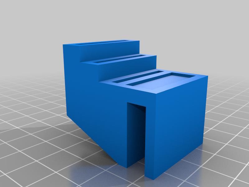 SD holder with hole for the hex key
