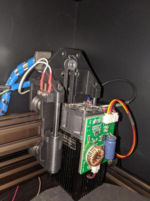 Carriage to allow Z Axis on Laser Cutter