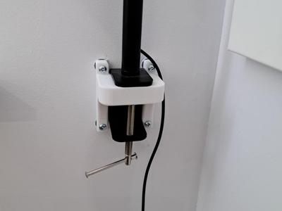 Wall lamp support