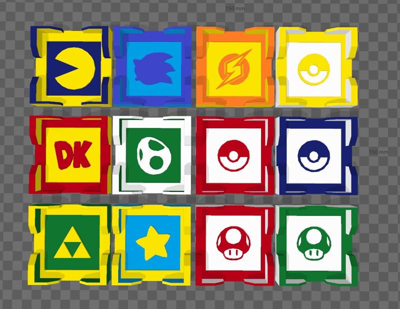 INSERT FOR GB\GBC MINI BOXES WITH EMBOSS LOGOS