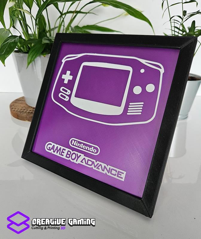 EASY-TO-PRINT FRAME NINTENDO GameBoy Advance