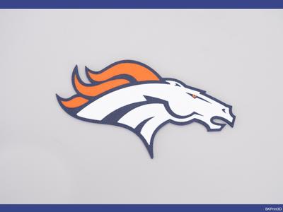 Denver Broncos Plaque Multi-Color