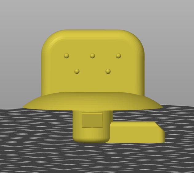 Cabin filter flap cap