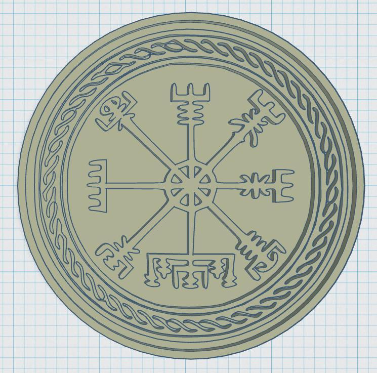 Viking Symbol Coaster 12