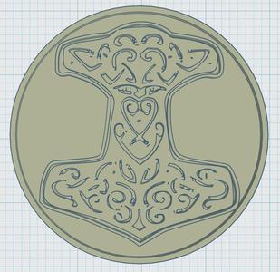 Viking Symbols Coaster 07