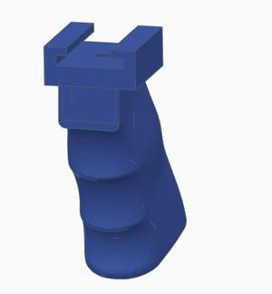 Pistol Grip for aluminum bar