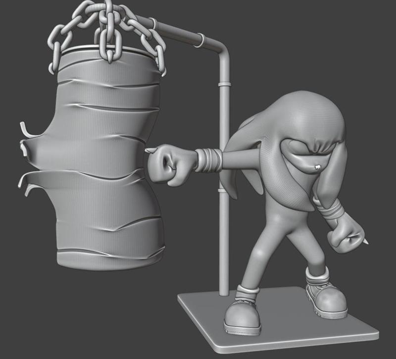 Knuckles Diorama