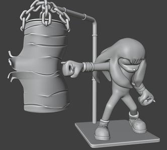 Knuckles Diorama