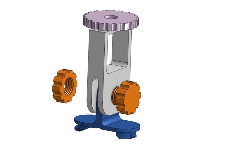 Tiltable Camera support for Qube 500