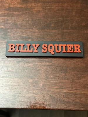 Billy Squire 80's Band Sign
