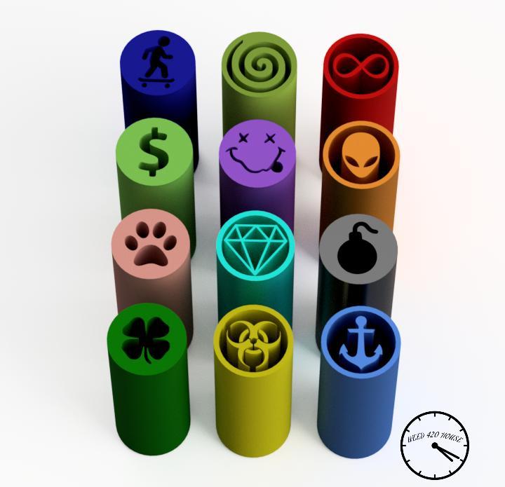 Filter Tips -Pack Random (Reusable nozzles) Filter weed