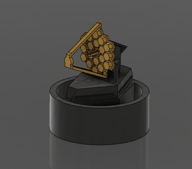 James Webb Space Telescope 45 Record Adapter