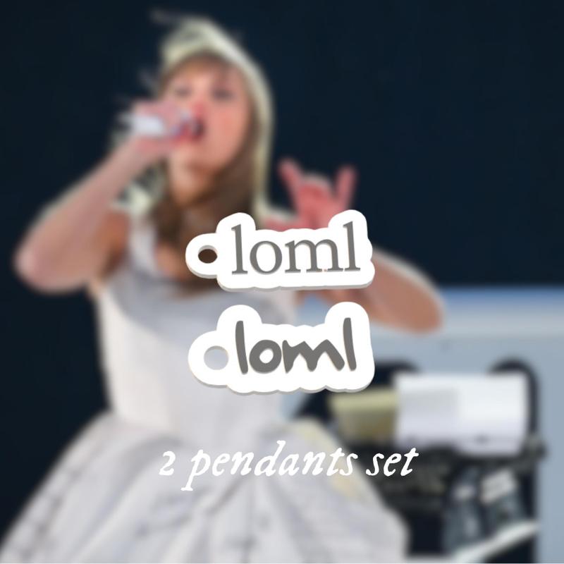 Taylor Swift loml 2 Keychain set TTPD